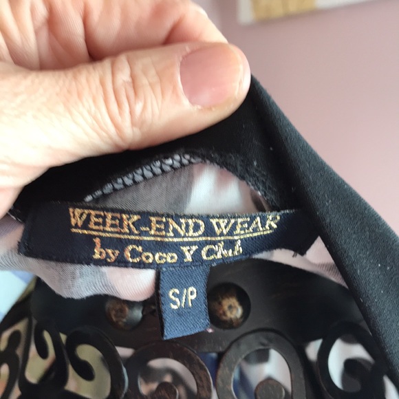 Week-end Wear by Coco Y Club tunic size small - Picture 6 of 6